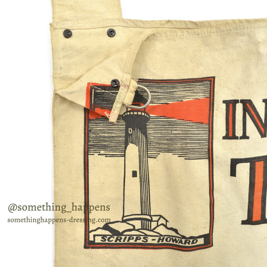 〜1950's INDIANAPOLIS TIMES NEWS PAPER BAG ...