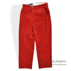 POLO by RALPH LAUREN RED CORDUROY SLACKS... W32 L28