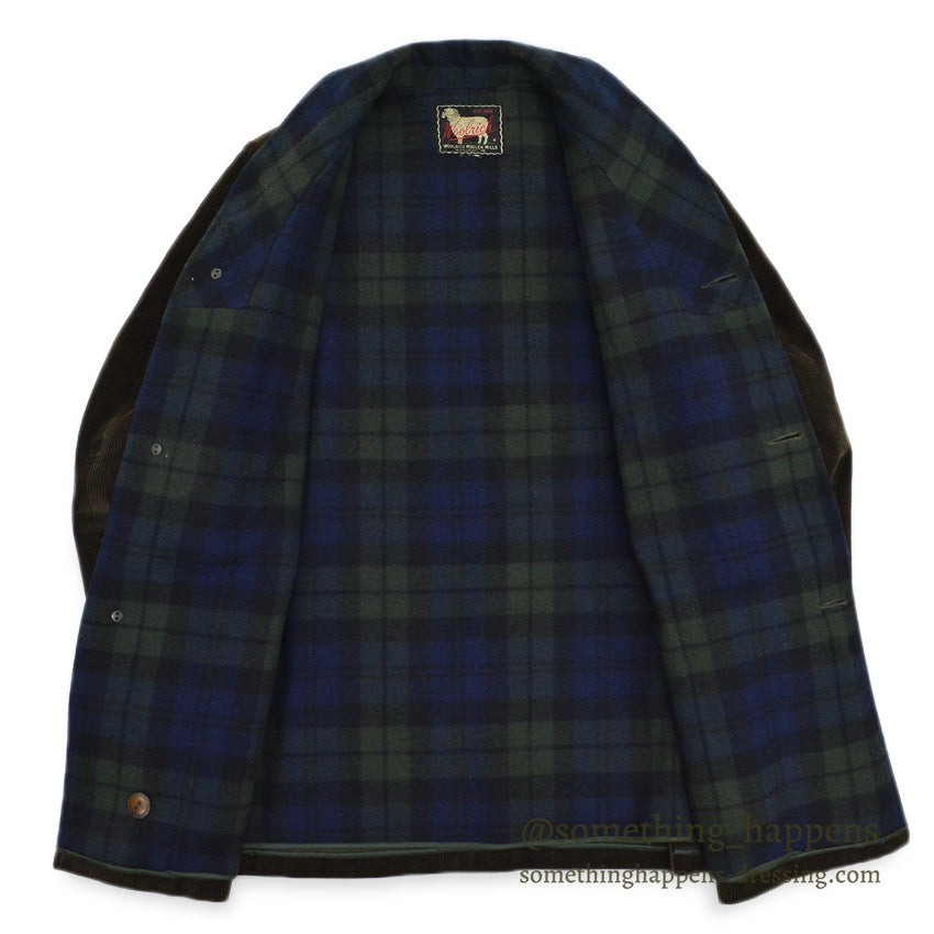 〜1960's WOOLRICH SHAWL COLLAR CORDUROY COAT ... Fits like 42
