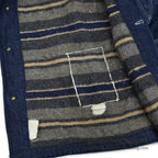 1950's UNKNOWN DENIM COVERALL BLANKET DARK... Fits like 36
