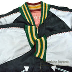 1950s JAPAN SOUVENIR JACKET (Sukajan) - Hawk & Tiger SPEED Zipper...