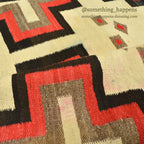 c.1930's NAVAJO RUG CROSS PATTERN... 170cm×133cm