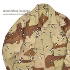1980's DEADSTOCK USARMY COAT, COMBAT, CAMO DESERT... SMALL-X SHORT