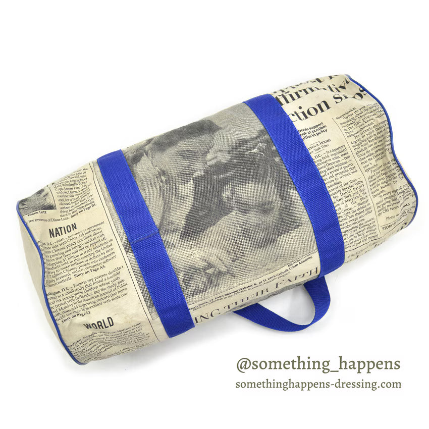 1980's~ AIR-TEX MILWAUKEE JOURNAL SENTINEL ADVERTISING DUFFLE BAG...