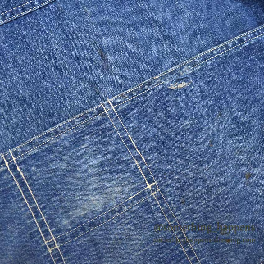 〜1960's WHITE DUCK BRAND DENIM APRON ...