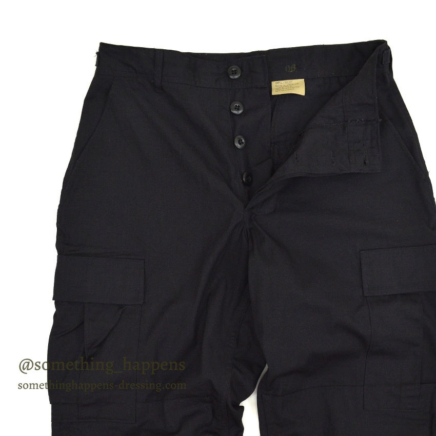 1990's USARMY TROUSERS, BLACK 357... SMALL-SHORT