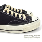 1970's DEADSTOCK CONVERSE CHUCK TAYLOR LO BLACK OX... 7