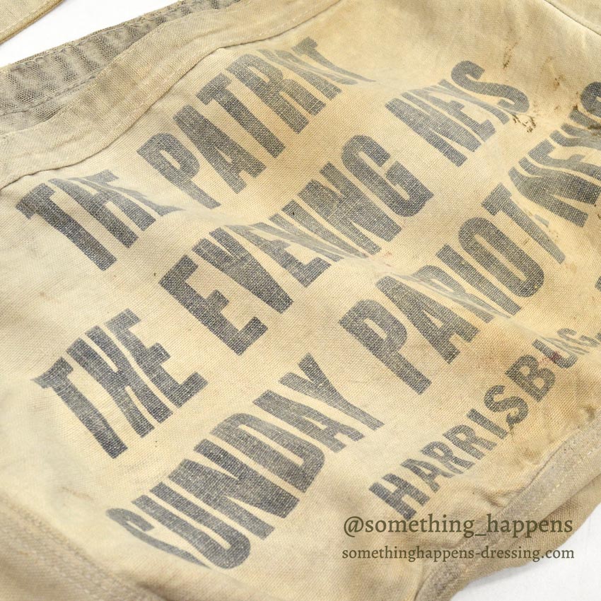 1950's〜 'SUNDAY PATRIOT-NEWS' NEWS PAPER BAG ...