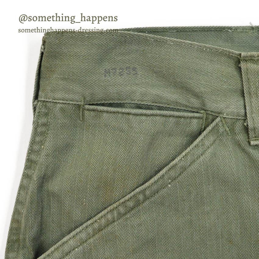 1940's USMC WW2 P-41 HBT TROUSERS...W33/L27