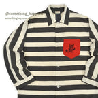 1950's VARSITY JAIL BIRDS STRIPES COSTUME SHIRT...L