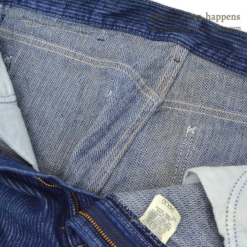 1980's Lee 200 STRIPE DENIM PANTS...W34/L30