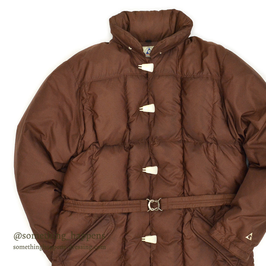 1970's GERRY DOWN SLOPE COAT BROWN... L