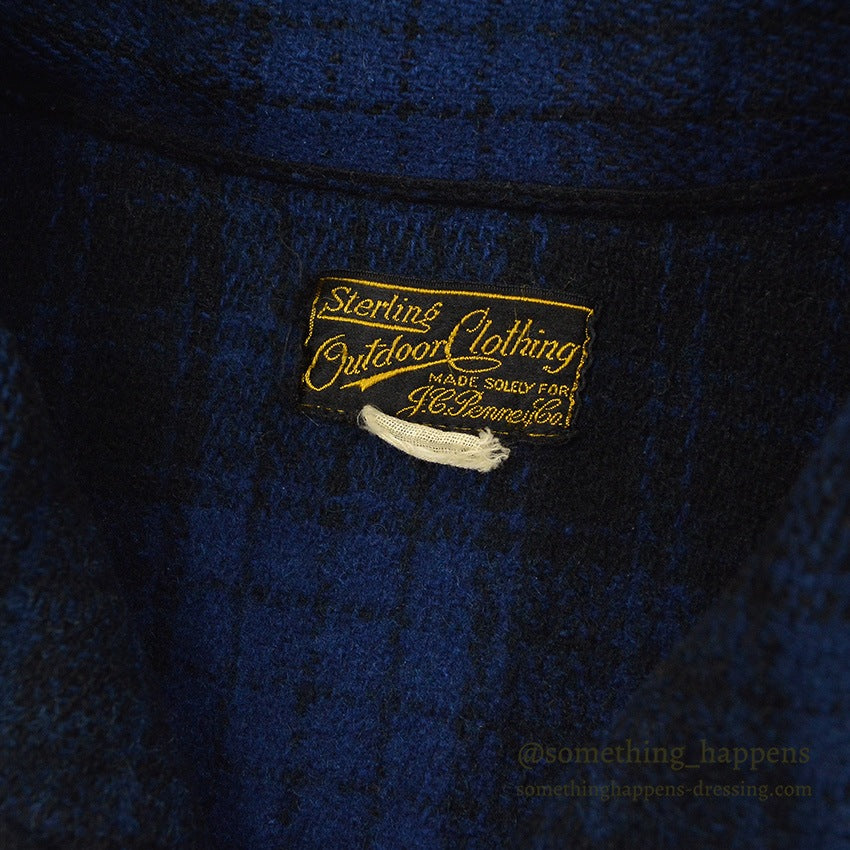 1930's~ STERLING JCPENNEY CO. DOUBLE MACKINAW CRUISER JACKET...