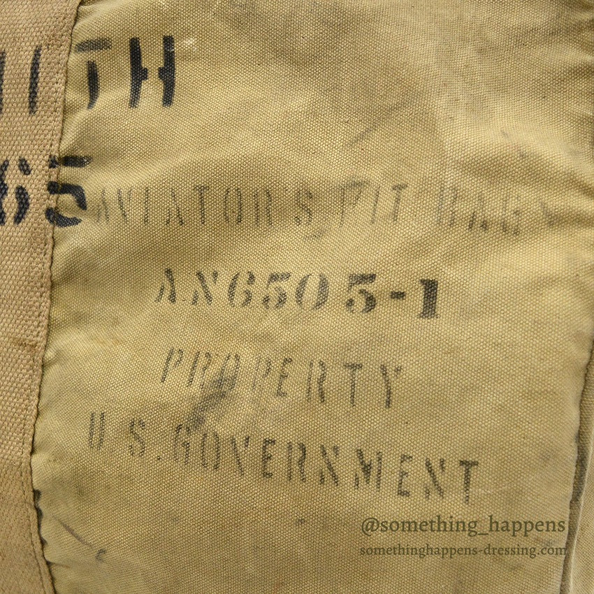 1940's USAAF. WW2 AVIATOR'S KIT BAG STENCIL...
