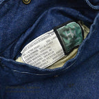 1980's~ HOPE MANUFACTURING, INC. MA-1 DENIM/NYLON FLIGHT JACKET ... L