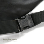 1980's LLBEAN LEATHER FANNY PACK BLACK...
