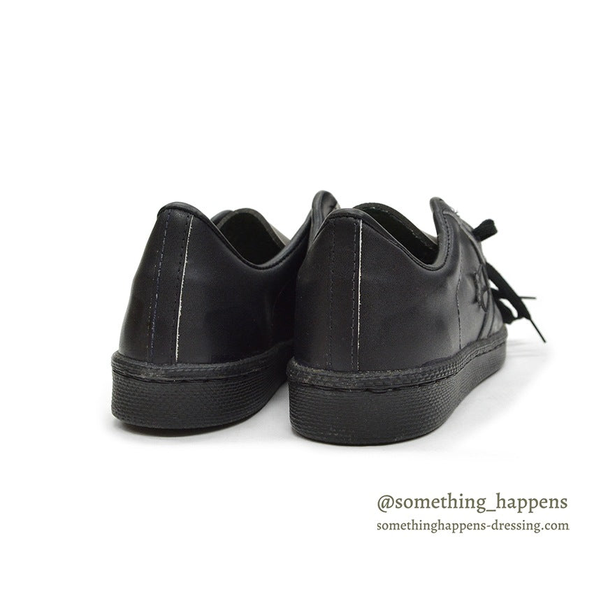 1980's DEADSTOCK CONVERSE ALLSTAR OFFICIAL PRO OX BLACK LEATHER... 81/2