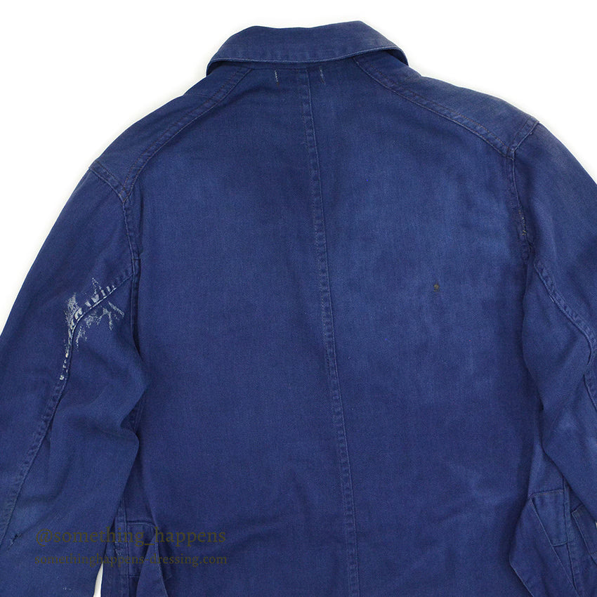 ~1940's QUINCY SPECIALTIES CO. WORK COAT CHANGE BUTTON FADED ...