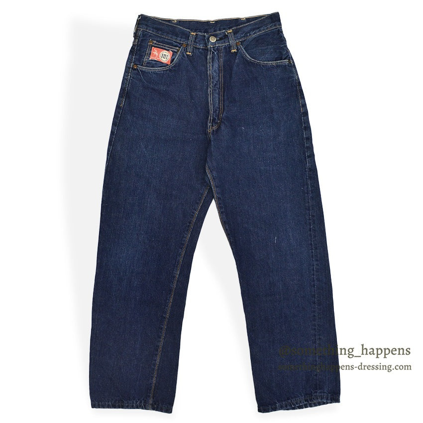 1950's MONTGOMERY WARD 101 DENIM PANTS DARK ... W29/L28