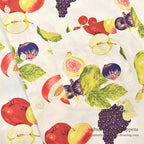 1980's BANANA REPUBLIC SAFARI & TRAVEL FRUIT PRINT S/S SHIRT ... M