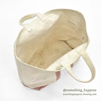 1970s LL Bean Boat and Tote, faded, with cursive tag...