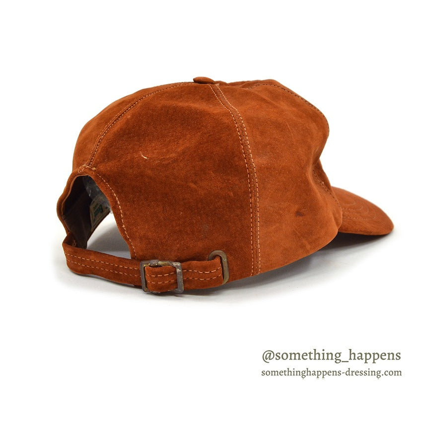 1980's LLBEAN SUEDE LEATHER CAP... LARGE