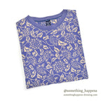 ~1990's LAND' END FLORAL PATTERN T-SHIRT ... M