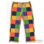 1970's DARIEN SPORT SHOP INDIA MADRAS CRAZY PATCHWORK PANTS... W34/L29