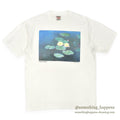 1990s ONEITA Claude Monet Water Lilies ART PRINT T-SHIRT ... XL