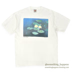 1990s ONEITA Claude Monet Water Lilies ART PRINT T-SHIRT ... XL