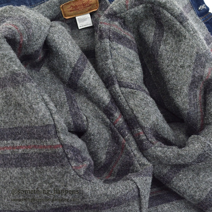 1970's Levi's 70505-0317 small-e DENIM JACKET BLANKET... 46