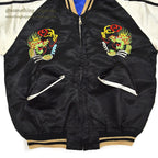 1950s~ JAPAN SOUVENIR JACKET Sukajan KOREA MAP Dragon, Eagle, Tiger Mitsuwa...