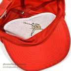 1990's BOOTLEG NIKE AIR JORDAN FLIGHT NYLON CAP RED...