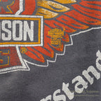 1980's HANES HARLEY-DAVIDSON FADED BLACK T-SHIRT ... L