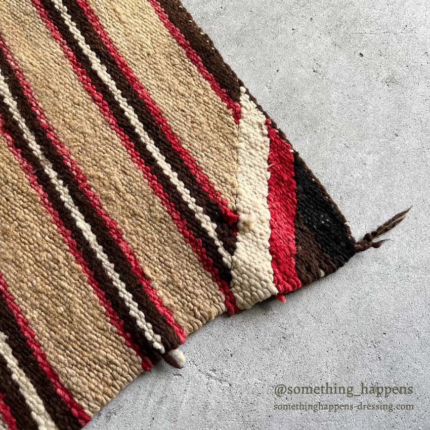 ~1930's NAVAJO RUG SINGLE SADDLE BLANKET ... 81cm/76cm