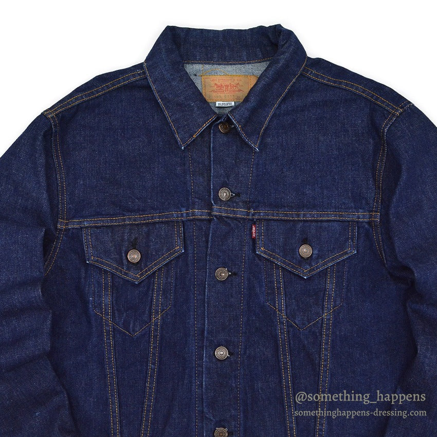 1970's Levi's 70505-0217 small-e DENIM JACKET ONE WASH... 46