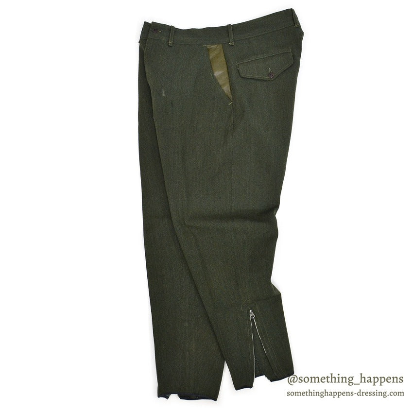 1950's LLBEAN UNUSUAL HUNTING PANTS OLIVE DRAB... W33/L28