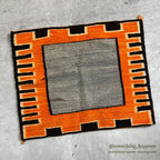 ~1930's NAVAJO RUG GRAYFIELD AND ORANGE ART RARE... 74cm/58cm