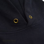 1990's CHAMPION DARK NAVY BLANK REVERSE WEAVE SWEAT PARKA... LARGE