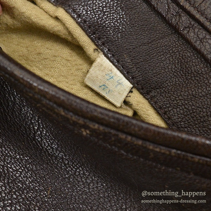 1950's~ LLBEAN GOAT SKIN LEATHER JACKET ... 44