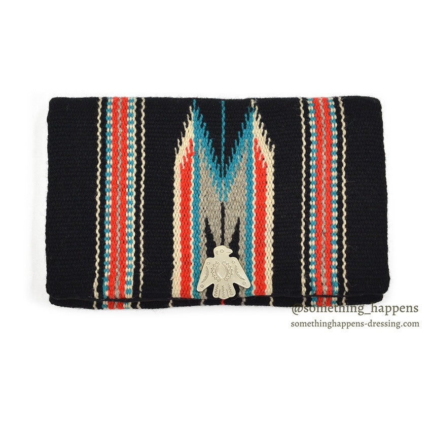 c.1940's GANS CRAFT CHIMAYO PURSE HAND WOVEN BLACK...
