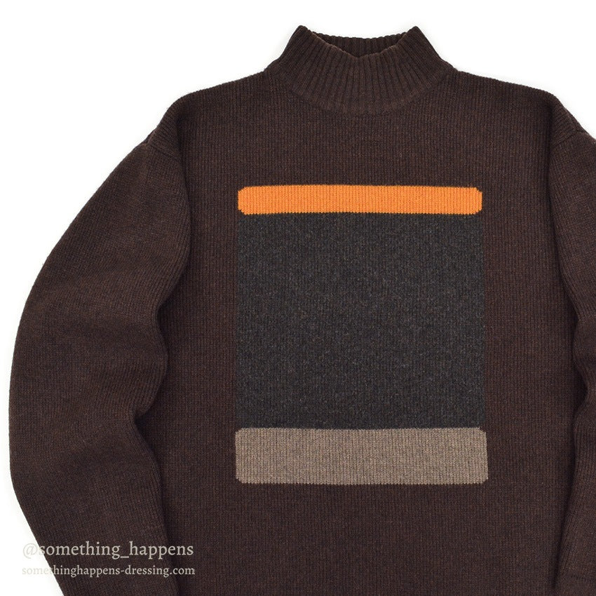 PATAGONIA BROWN LAMBSWOOL SWEATER ... L