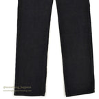 1980's Lee 200 CORDUROY PANTS BLACK 42TALON ... W32/L35
