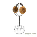 1990's DEADSTOCK BICK USA SHEEPSKIN SHEARLING EAR MUFF...
