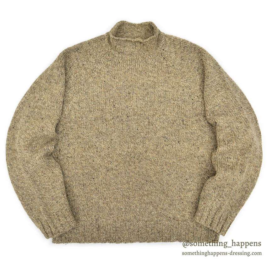 ABERCROMBIE & FITCH RED CROSS WOOL SWEATER LIGHT BROWN ... XL