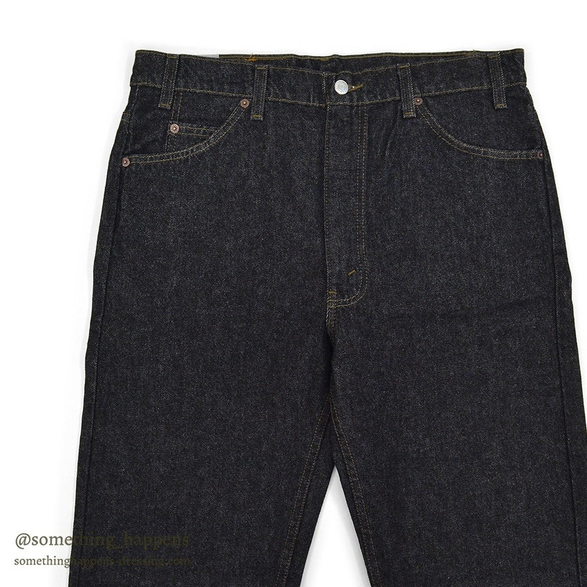 1990's DEADSTOCK Levi's 505 BLACK DENIM PANTS USA製 ... W36/L34
