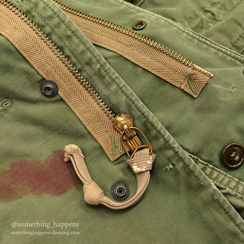 1950's USARMY M-51 HAND PAINTED CAMO FIELD JACKET... MR