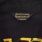 1960's OAKBROOK SPORTSWEAR BY SEARS THE BEE BUCK RADIO CLUB JACKET BLACK...