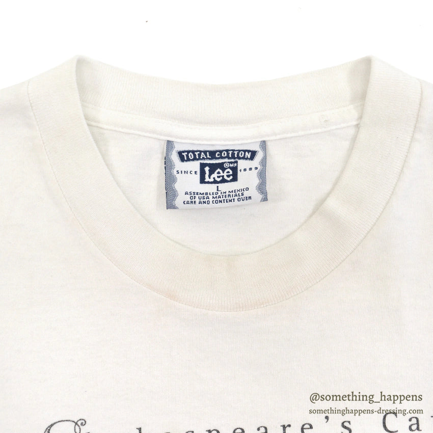 1990's Lee SHAKESPEARE'S CAT ART T-SHIRT ... L