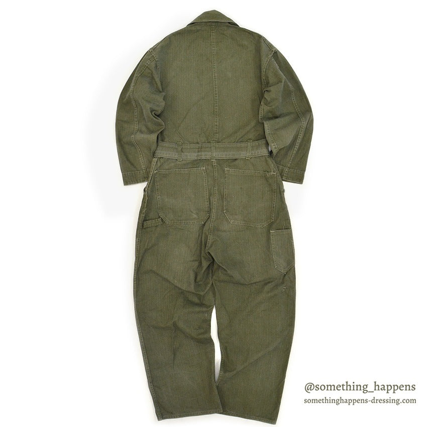 1940s WW2 HBT COVERALL...